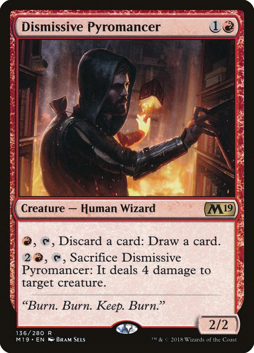 Dismissive Pyromancer  (Foil)