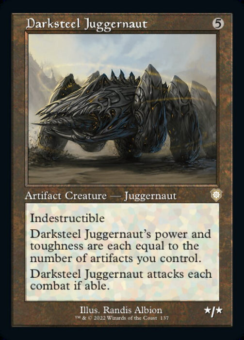 Darksteel Juggernaut - Retro Frame
