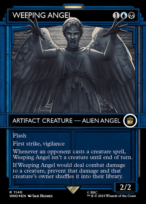 Weeping Angel - Borderless - Showcase- Inverted (Foil)