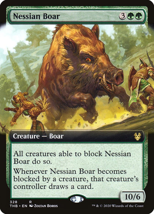 Nessian Boar  - Extended Art (Foil)