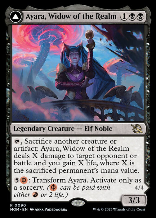 Ayara, Widow of the Realm // Ayara, Furnace Queen - Legendary (Foil)