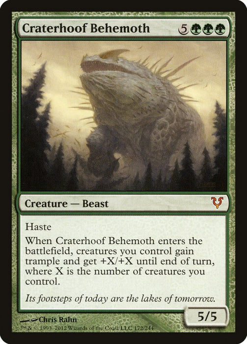 Craterhoof Behemoth  (Foil)