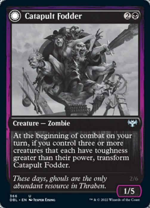 Catapult Fodder // Catapult Captain  - Inverted (Foil)