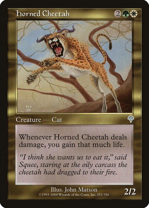 Horned Cheetah  (Foil)