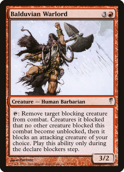 Balduvian Warlord  (Foil)