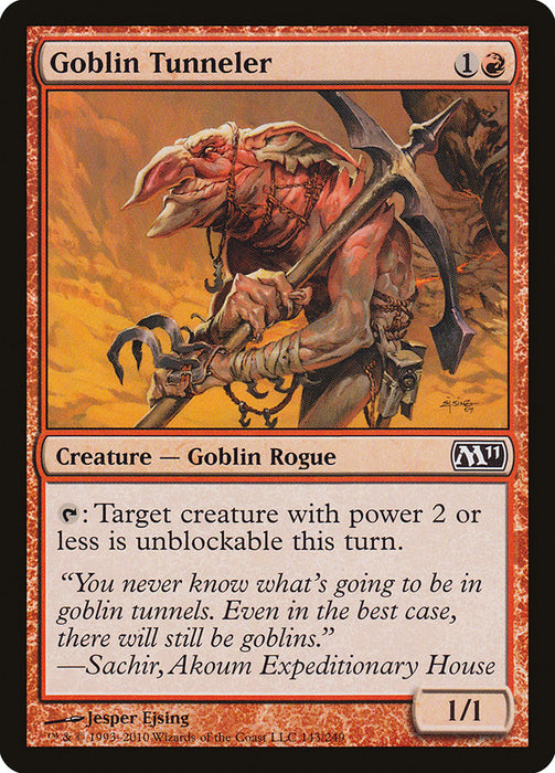 Goblin Tunneler  (Foil)