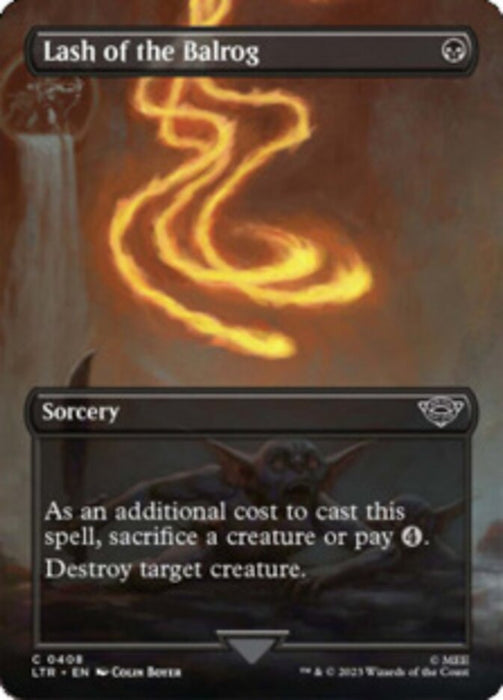 Lash of the Balrog - Borderless - Inverted