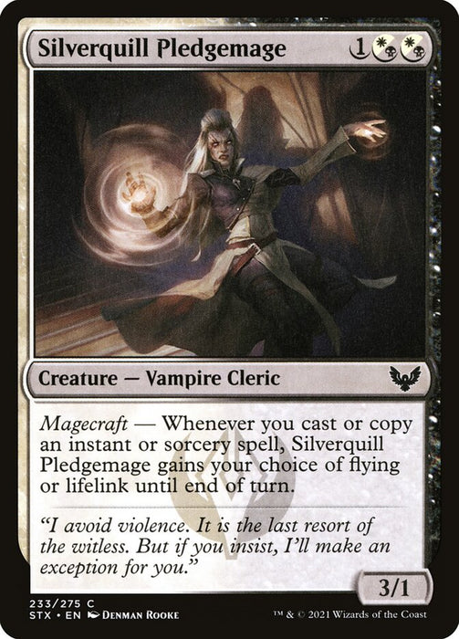 Silverquill Pledgemage  (Foil)