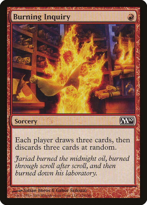 Burning Inquiry  (Foil)