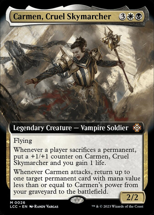 Carmen, Cruel Skymarcher - Legendary- Extended Art