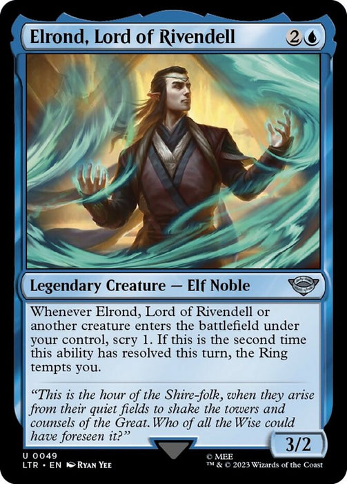 Elrond, Lord of Rivendell - Legendary (Foil)