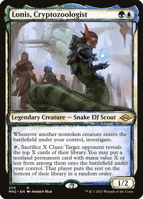 Lonis, Cryptozoologist  - Showcase - Legendary (Foil)