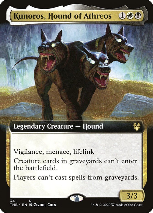 Kunoros, Hound of Athreos  - Legendary - Extended Art (Foil)