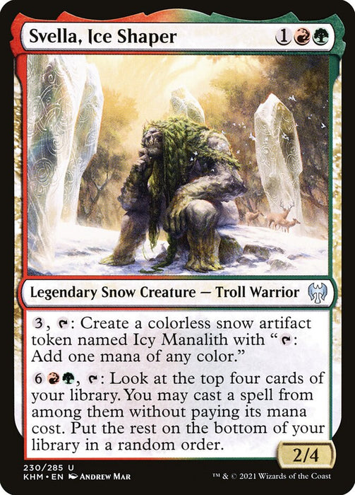 Svella, Ice Shaper  - Legendary - Snow (Foil)