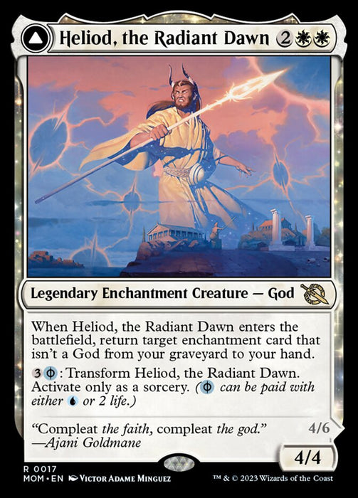 Heliod, the Radiant Dawn // Heliod, the Warped Eclipse - Legendary (Foil)