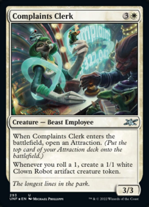 Complaints Clerk (Foil)