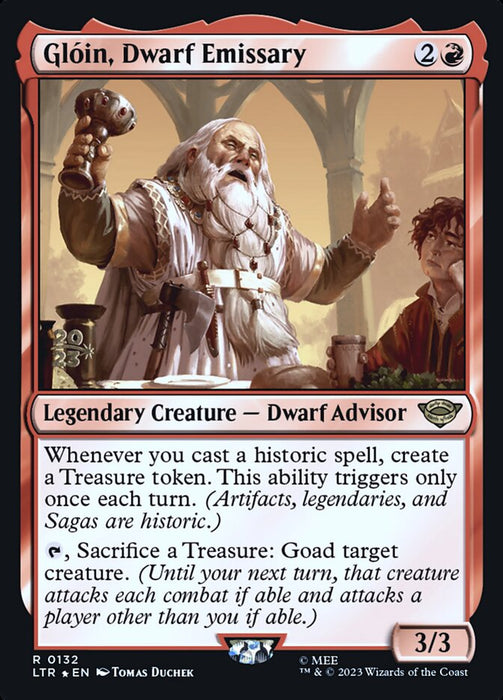 Glóin, Dwarf Emissary - Legendary (Foil)