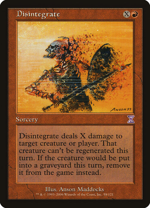 Disintegrate  (Foil)