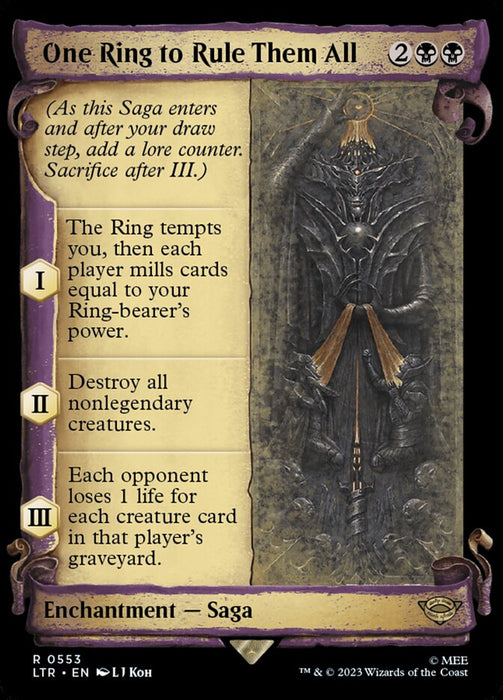 One Ring to Rule Them All - Showcase (Foil)