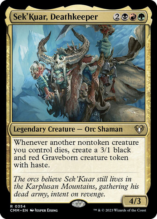 Sek'Kuar, Deathkeeper - Legendary (Foil)