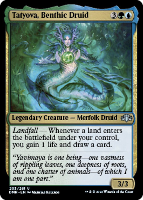 Tatyova, Benthic Druid - Legendary (Foil)