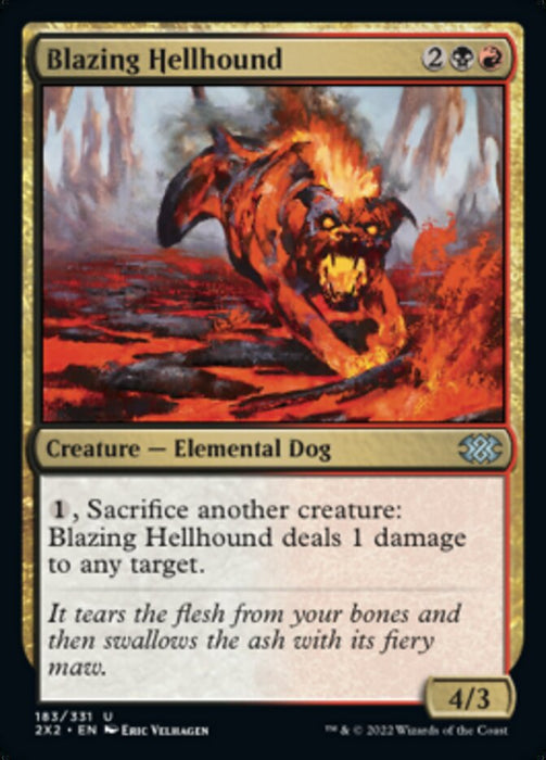 Blazing Hellhound  (Foil)