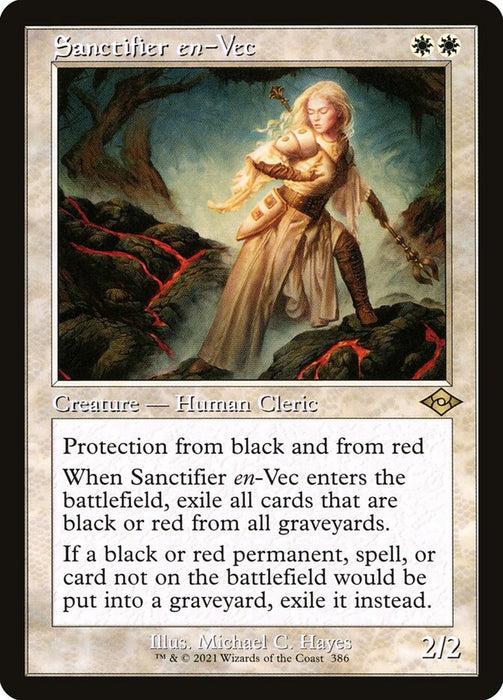 Sanctifier en-Vec - Retro Frame  (Foil)