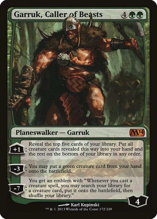 Garruk, Caller of Beasts  (Foil)