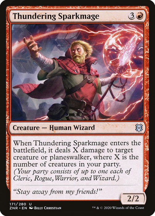 Thundering Sparkmage  (Foil)