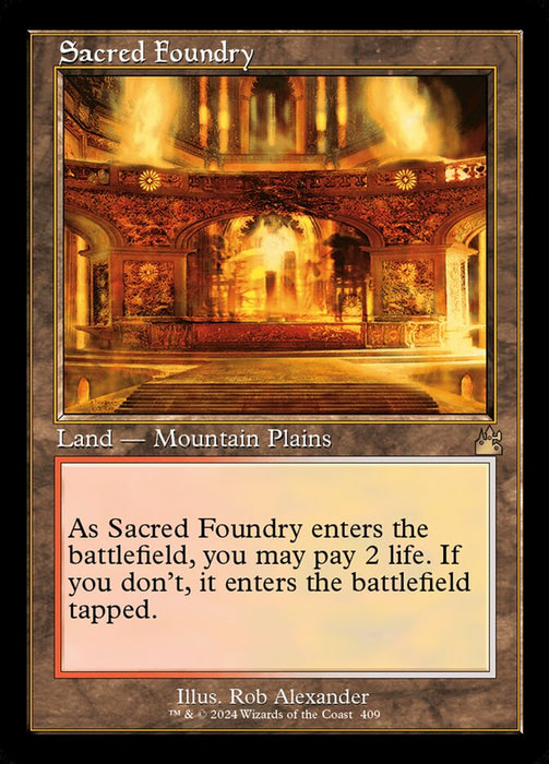 Sacred Foundry - Retro Frame (Foil)