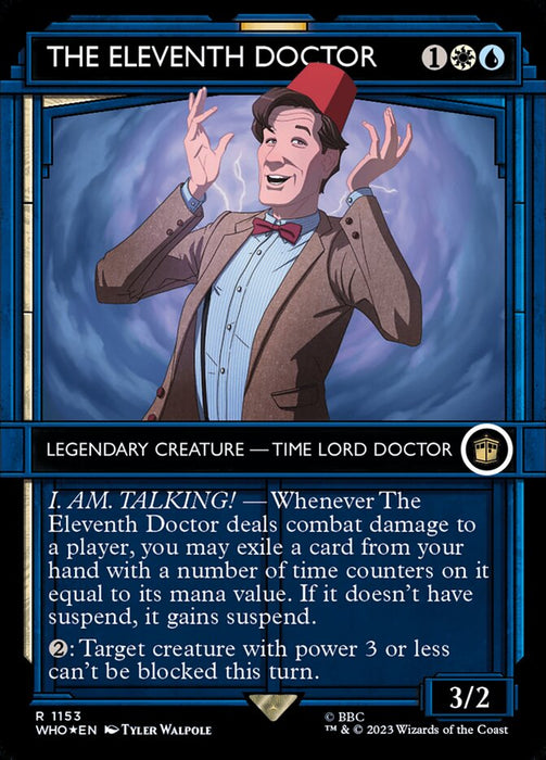 The Eleventh Doctor - Borderless - Legendary- Showcase- Inverted (Foil)