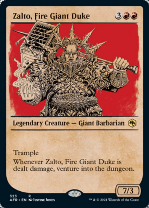 Zalto, Fire Giant Duke  - Showcase - Legendary