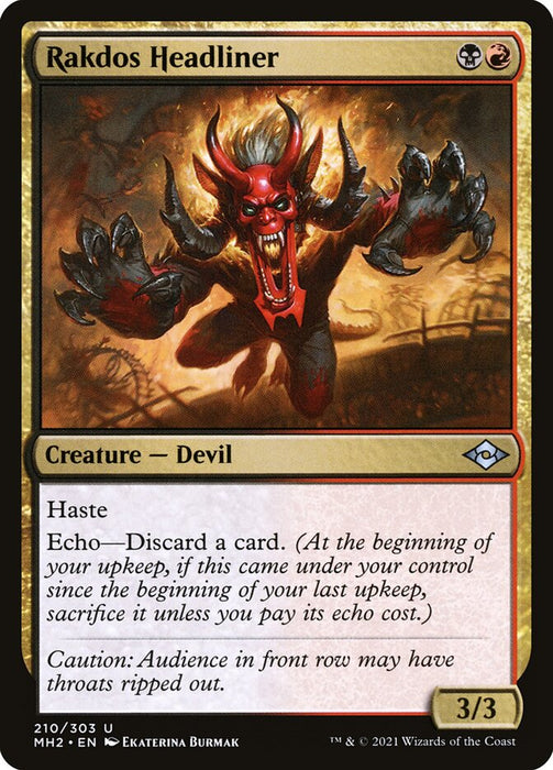 Rakdos Headliner  (Foil)