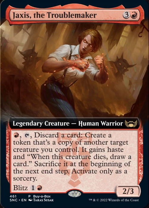 Jaxis, the Troublemaker  - Legendary - Extended Art (Foil)