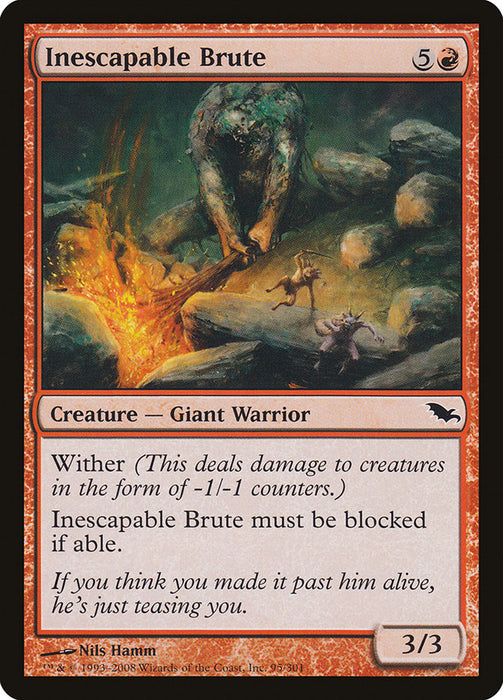 Inescapable Brute  (Foil)