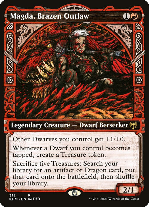 Magda, Brazen Outlaw  - Showcase - Legendary (Foil)