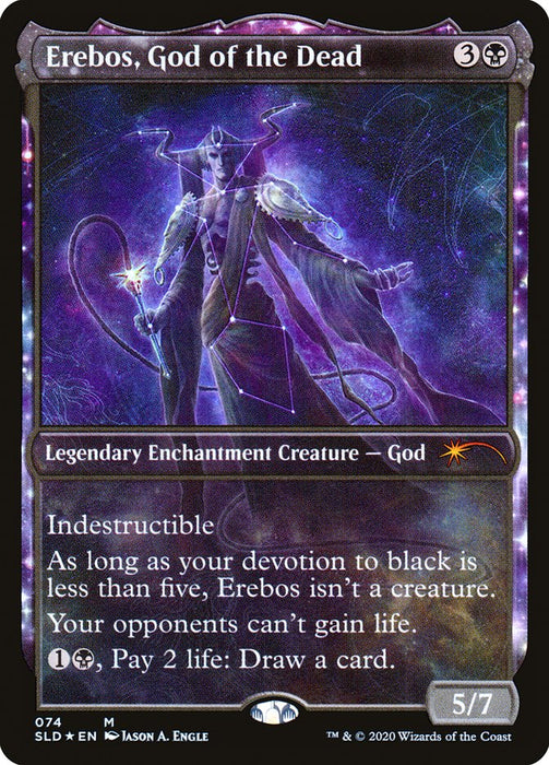 Erebos, God of the Dead - Full Art - Nyxtouched- Legendary- Showcase- Inverted (Foil)