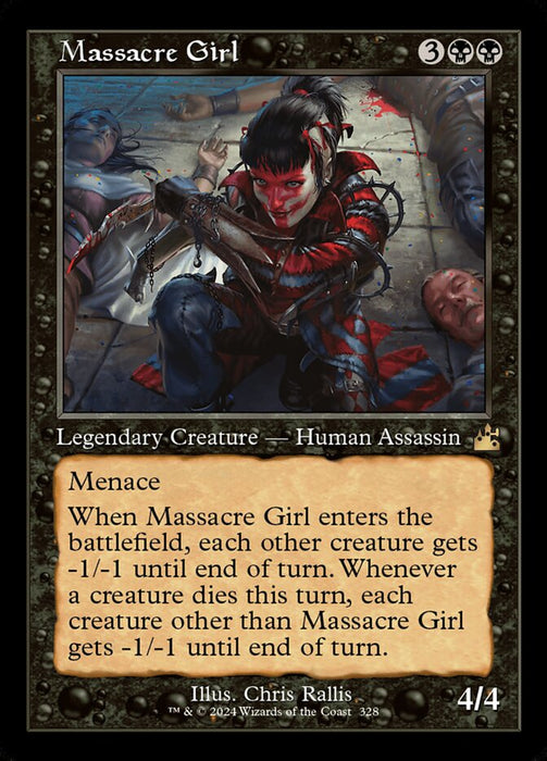 Massacre Girl - Retro Frame (Foil)