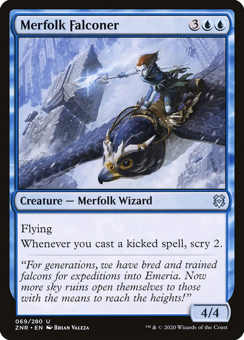 Merfolk Falconer  (Foil)