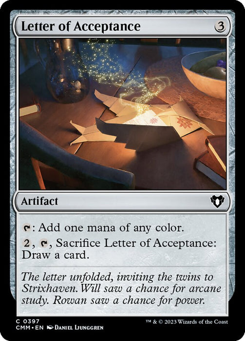 Letter of Acceptance (Foil)