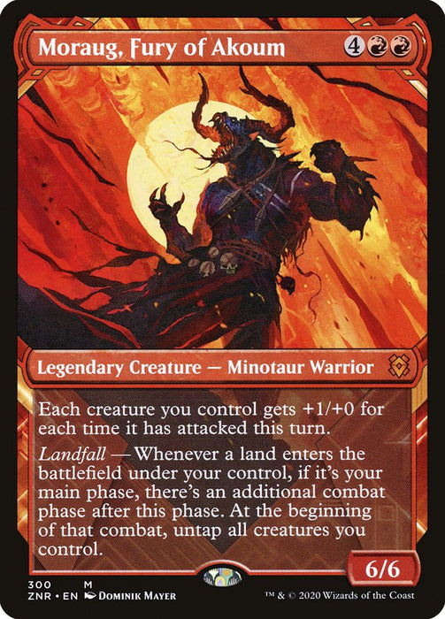 Moraug, Fury of Akoum  - Showcase - Legendary (Foil)