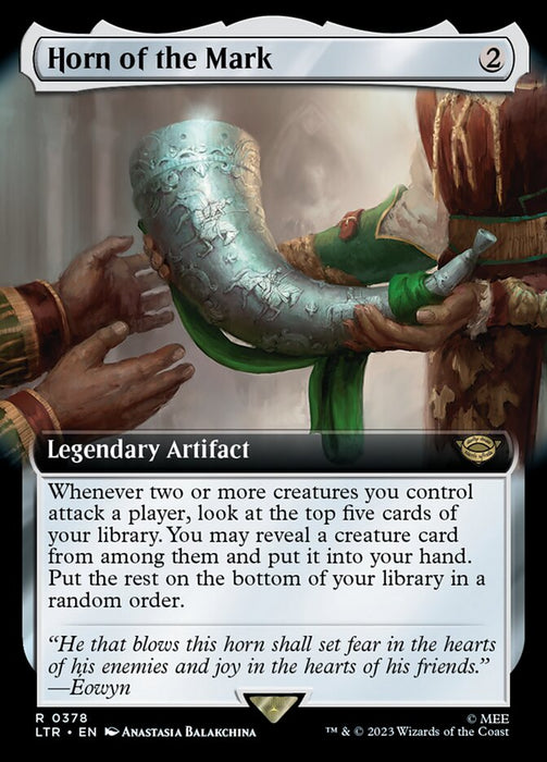 Horn of the Mark - Legendary- Extended Art (Foil)