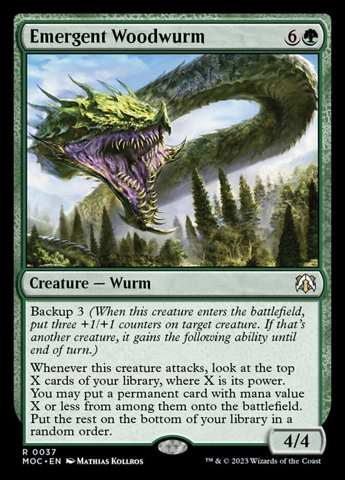 Emergent Woodwurm