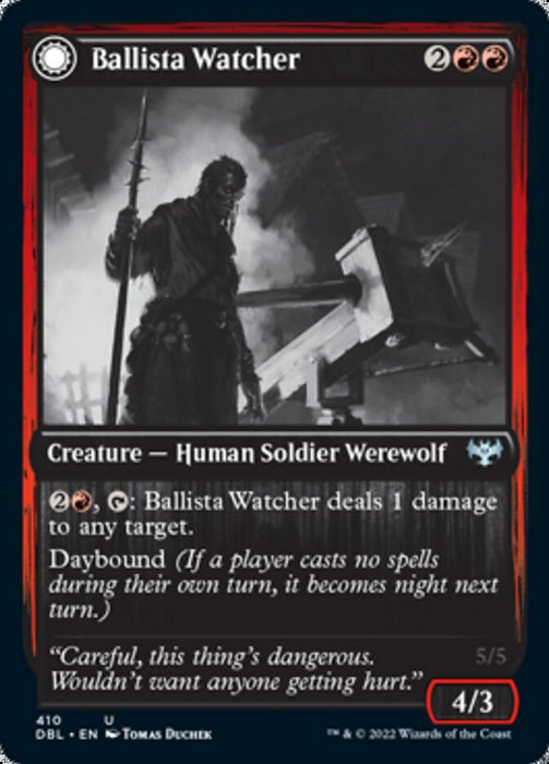 Ballista Watcher // Ballista Wielder  - Inverted (Foil)