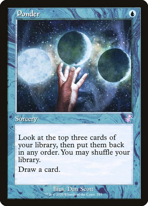 Ponder - Retro Frame  (Foil)