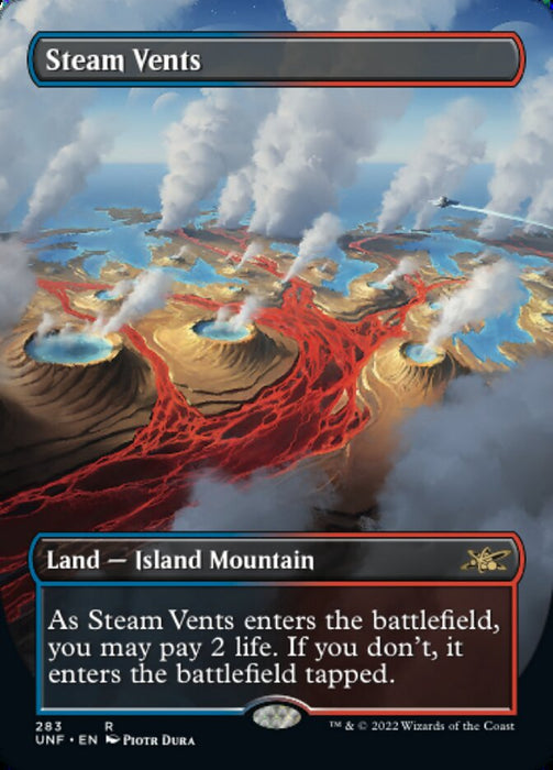 Steam Vents - Borderless - Full Art - Inverted