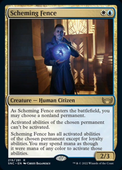 Scheming Fence  (Foil)