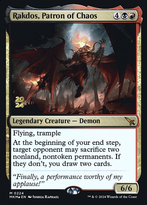 Rakdos, Patron of Chaos - Legendary (Foil)