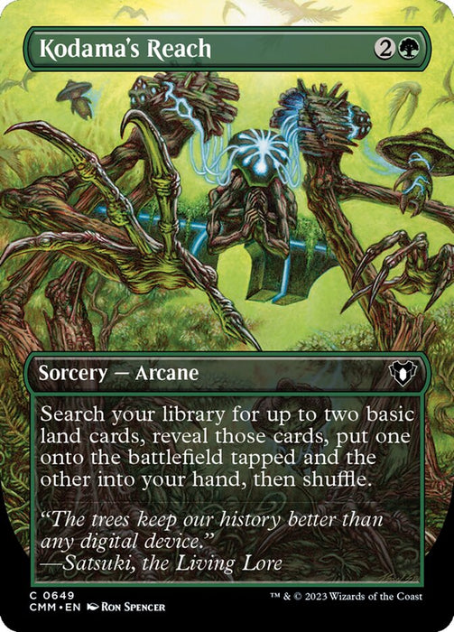 Kodama's Reach - Borderless - Inverted (Foil)