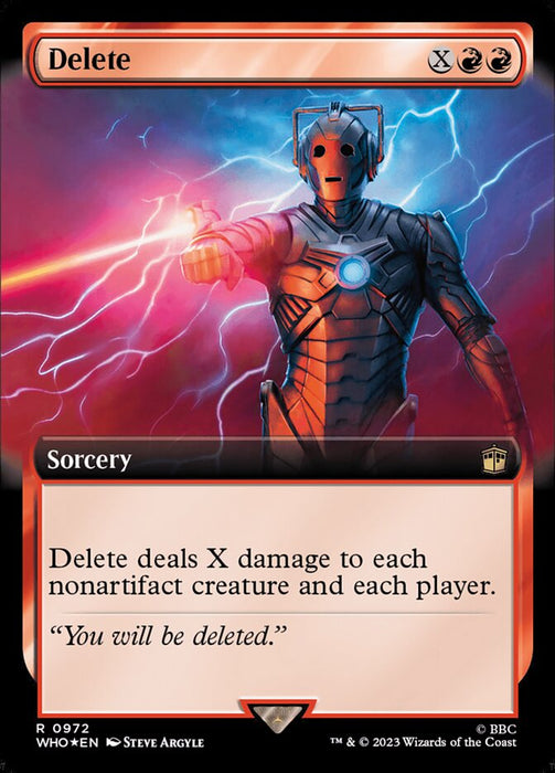 Delete - Extended Art (Foil)